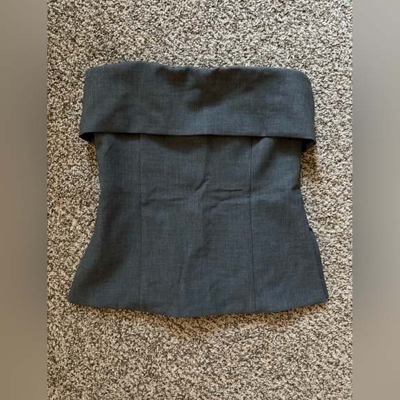 Aritzia Babaton Charcoal Element tube top - Picture 1 of 3